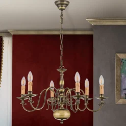 ORION IMKE lysekrone i flamsk stil New