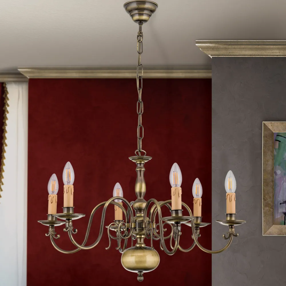 ORION IMKE lysekrone i flamsk stil New