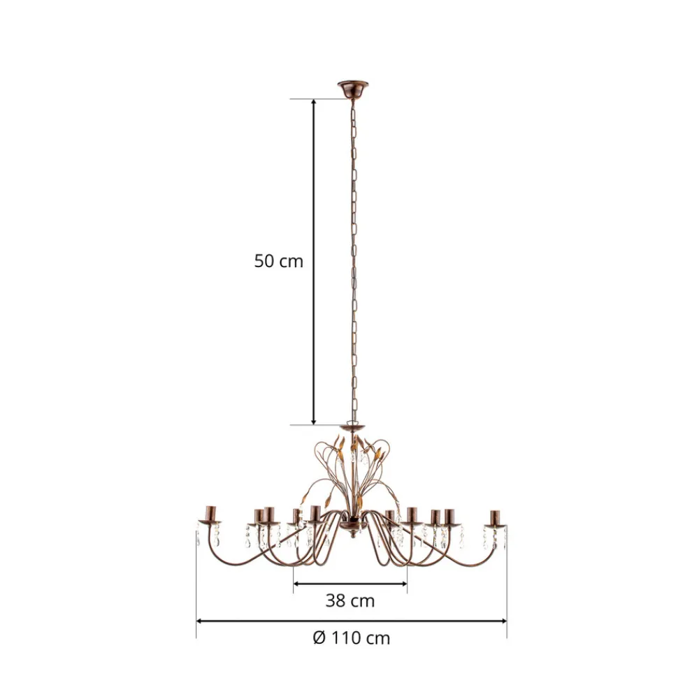 Kögl Imponerende CAMPANA lysekrone i oval form New