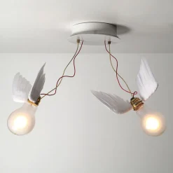 Ingo Maurer Lucellino Dopio LED-taklampe 2 lysk| Design- Og Hotellbelysning|Led-Innendørs