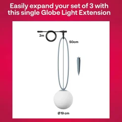 Innr Lighting Inn Smart Outdoor Globe Colour LED-kule, ekstra Clearance