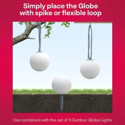 Innr Lighting Inn Smart Outdoor Globe Colour LED-kule, ekstra Clearance