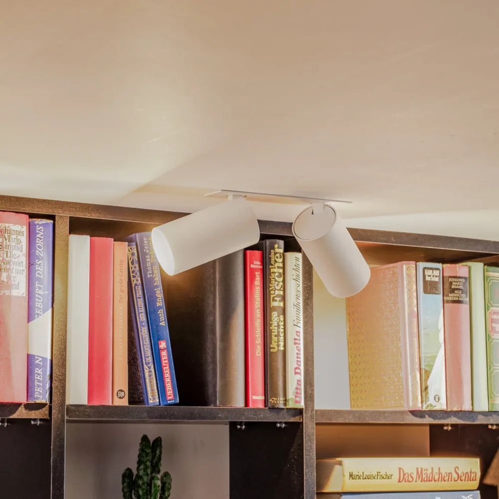 Nowodvorski Lighting Innbygget takspot Mono Surface II, 2 lyskilder, hvit, GU10 Clearance