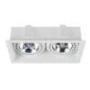 Nowodvorski Lighting Innbyggingsdownlight Mod II, 2 lyskilder, hvit