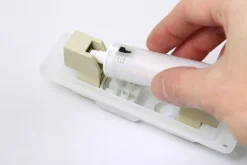 Fumagalli Innbyggingslampe Nina IP55 svart/opal 26 cm R7S CCT kunstharpiks Hot