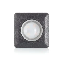 Fumagalli Innbyggingslampe Teresa kantet svart/frost 3000 K| Kommersiell Utebelysning|Led-Utendørs