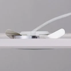 Lindby Innbyggingslamper i krom med LED, kantet sett med 3 stk Hot