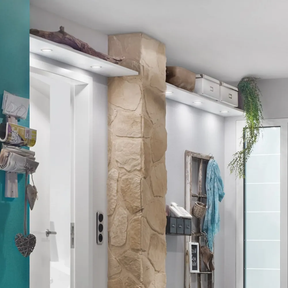 Hera Innfellingslampe FR 68 LED, 5 stykk, varmhvit| Downlights