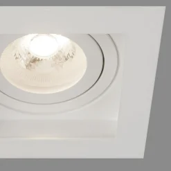 Searchlight Innfellingslampe Grid One, hvit, 10 x 10 cm, aluminium, GU10| Downlights