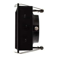 FARO BARCELONA Innfellingslampe Hyde, 2 lyskilder IP44, svart Hot