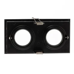 FARO BARCELONA Innfellingslampe Hyde, 2 lyskilder IP44, svart Hot