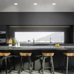 Briloner Innfellingslampe Jeft, Ø 9 cm, hvit, sett med 3 stk, av/på, fast| Downlights