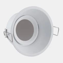 Searchlight Innfellingslampe Slim Trim, hvit, Ø 9,4 cm, IP20, aluminium, GU10 Clearance