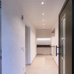 Deko-Light Innfelt LED-taklampe Acrux, Ø 17 cm, sølvmatt, CCT Hot