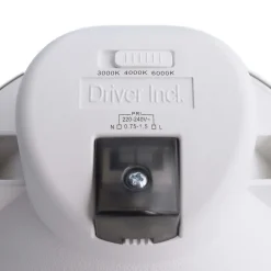 Deko-Light Innfelt LED-taklampe Acrux, Ø 17 cm, sølvmatt, CCT Hot