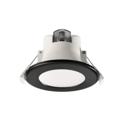Deko-Light Innfelt LED-taklampe Acrux, Ø 9 cm, svart, CCT| Downlights