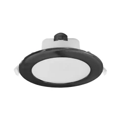 Deko-Light Innfelt LED-taklampe Acrux, Ø 15 cm, svart, CCT Online