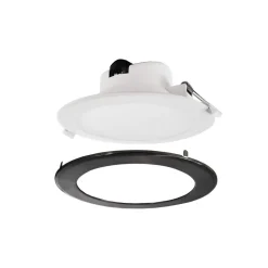 Deko-Light Innfelt LED-taklampe Acrux, Ø 15 cm, svart, CCT Online