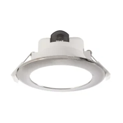 Deko-Light Innfelt LED-taklampe Acrux, Ø 11 cm, sølvmatt, CCT| Butikkbelysning|Kontorbelysning