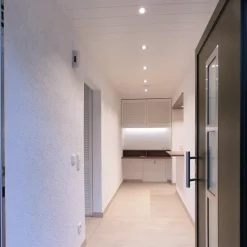 Deko-Light Innfelt LED-taklampe Acrux, Ø 11 cm, sølvmatt, CCT| Butikkbelysning|Kontorbelysning