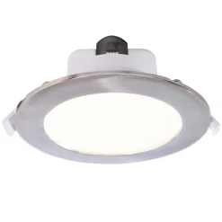 Deko-Light Innfelt LED-taklampe Acrux, Ø 15 cm, sølvmatt, CCT Sale