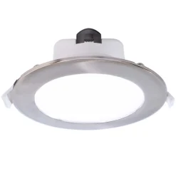 Deko-Light Innfelt LED-taklampe Acrux, Ø 15 cm, sølvmatt, CCT Sale