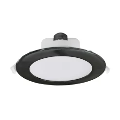 Deko-Light Innfelt LED-taklampe Acrux, Ø 17 cm, svart, CCT| Downlights