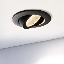 Deko-Light Innfelt LED-takspot Dione 4 000 K svart| Downlights