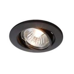 Deko-Light Innfelt spot GU10 uten pære, svart