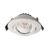 Deko-Light Innfelt taklampe Dione, IP44, hvit, dimbar til varm| Butikkbelysning|Downlights