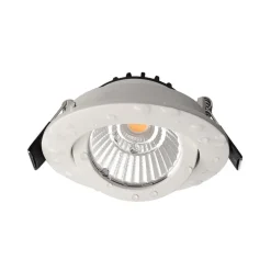 Deko-Light Innfelt taklampe Dione, IP44, hvit, dimbar til varm| Butikkbelysning|Downlights