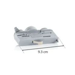 Ivela adapter, 3-faset, 220-240 V, 10 kg, sølv| Skinnesystem