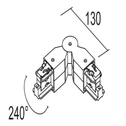 Ivela dreiekontakt, 3-faset system, LKM, hvit Discount