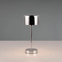 Reality Leuchten Jeff LED-bordlampe, kromfarget, høyde 30 cm, metall Sale