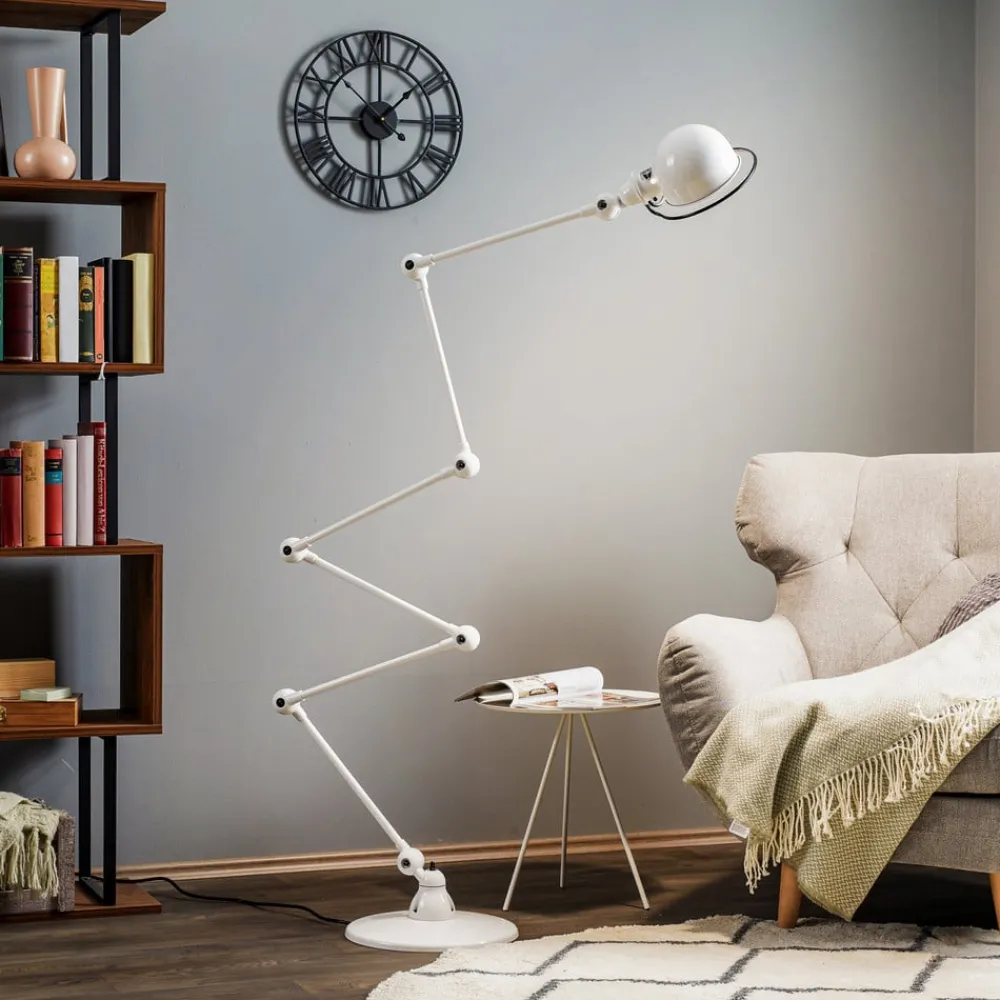 Jieldé Loft D9406 gulvlampe 6x40 cm, hvit| Kontorbelysning|Gulvlamper