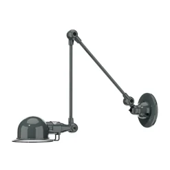 Jieldé Signal SI331 vegglampe 2 lag arm sølvgrå| Vegglamper
