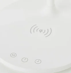 Brilliant Joni LED-skrivebordslampe, hvit, høyde 34 cm, CCT, dimbar Clearance