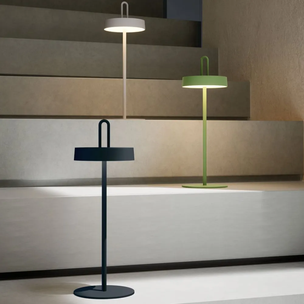 JUST LIGHT. GmbH JUST LIGHT. Amag LED-bordlampe, grønn, jern, IP44| Dekorasjonsbelysning|Bordlamper