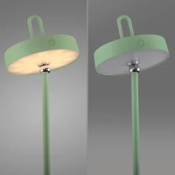JUST LIGHT. GmbH JUST LIGHT. Amag LED-bordlampe, grønn, jern, IP44| Dekorasjonsbelysning|Bordlamper