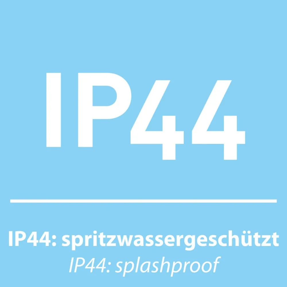 JUST LIGHT. Amag LED-bordlampe, hvit, jern, IP44| Dekorasjonsbelysning|Terrassebelysning