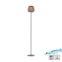 JUST LIGHT. GmbH JUST LIGHT. Askia LED-gulvlampe, rotting, IP54, berøringsdim| Terrassebelysning