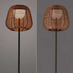 JUST LIGHT. GmbH JUST LIGHT. Askia LED-gulvlampe, rotting, IP54, berøringsdim| Terrassebelysning