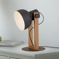 JUST LIGHT. GmbH JUST LIGHT. Cup 2.0 bordlampe, svart, metall| Bordlamper