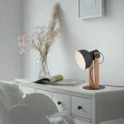 JUST LIGHT. GmbH JUST LIGHT. Cup 2.0 bordlampe, svart, metall| Bordlamper