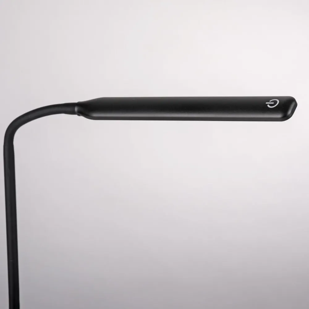 JUST LIGHT. GmbH JUST LIGHT. Elly LED-bordlampe, ABS, CCT, dimbar, svart| Kontorbelysning