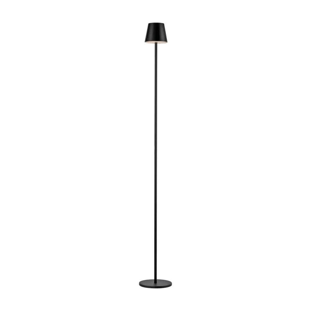 JUST LIGHT. GmbH JUST LIGHT. Euria LED-gulvlampe, svart, jern, IP54 Hot