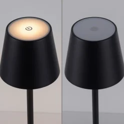 JUST LIGHT. GmbH JUST LIGHT. Euria LED-gulvlampe, svart, jern, IP54 Hot