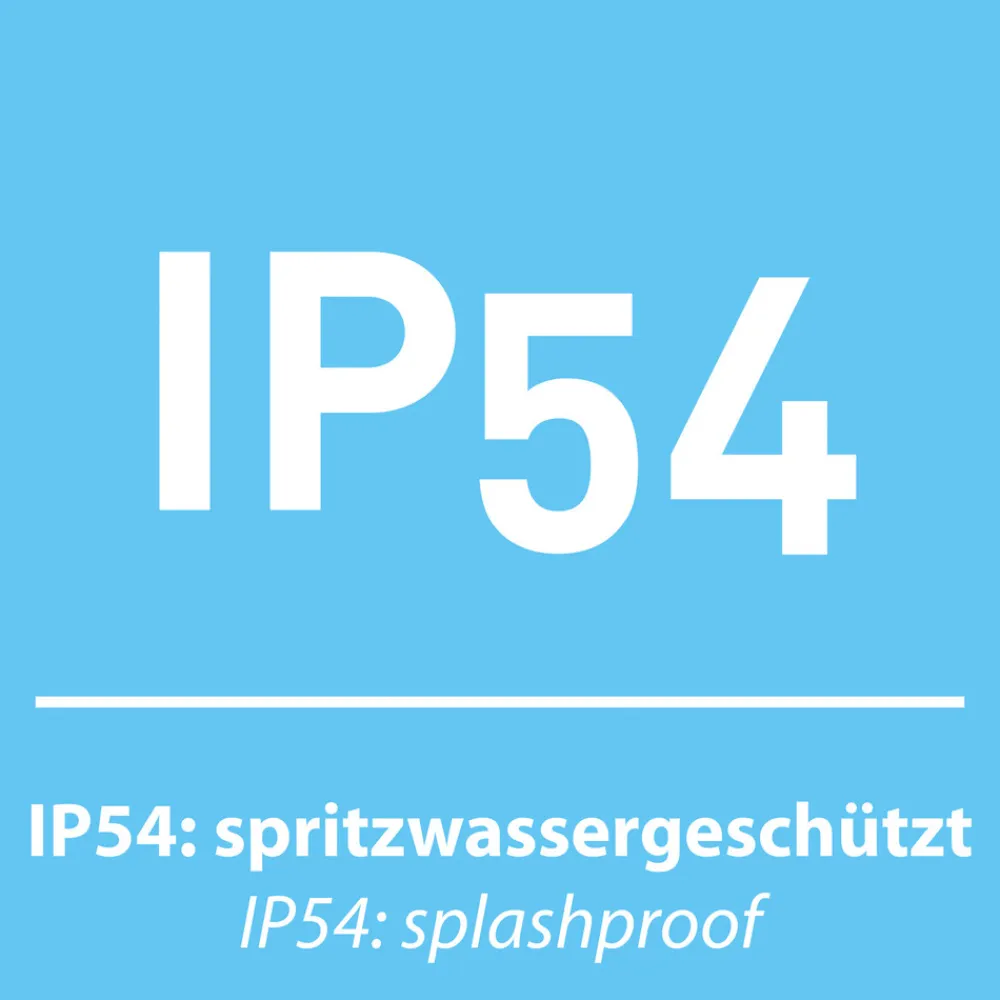 JUST LIGHT. GmbH JUST LIGHT. Euria LED-gulvlampe, svart, jern, IP54 Hot