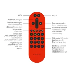 JUST LIGHT. Hengelampe LOLAsmart Bolo, Ø 25 cm, RGB, CCT| Smarthus Belysning