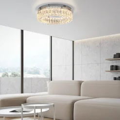 JUST LIGHT. GmbH JUST LIGHT. Kulunka taklampe, jern, krystallglass Clearance